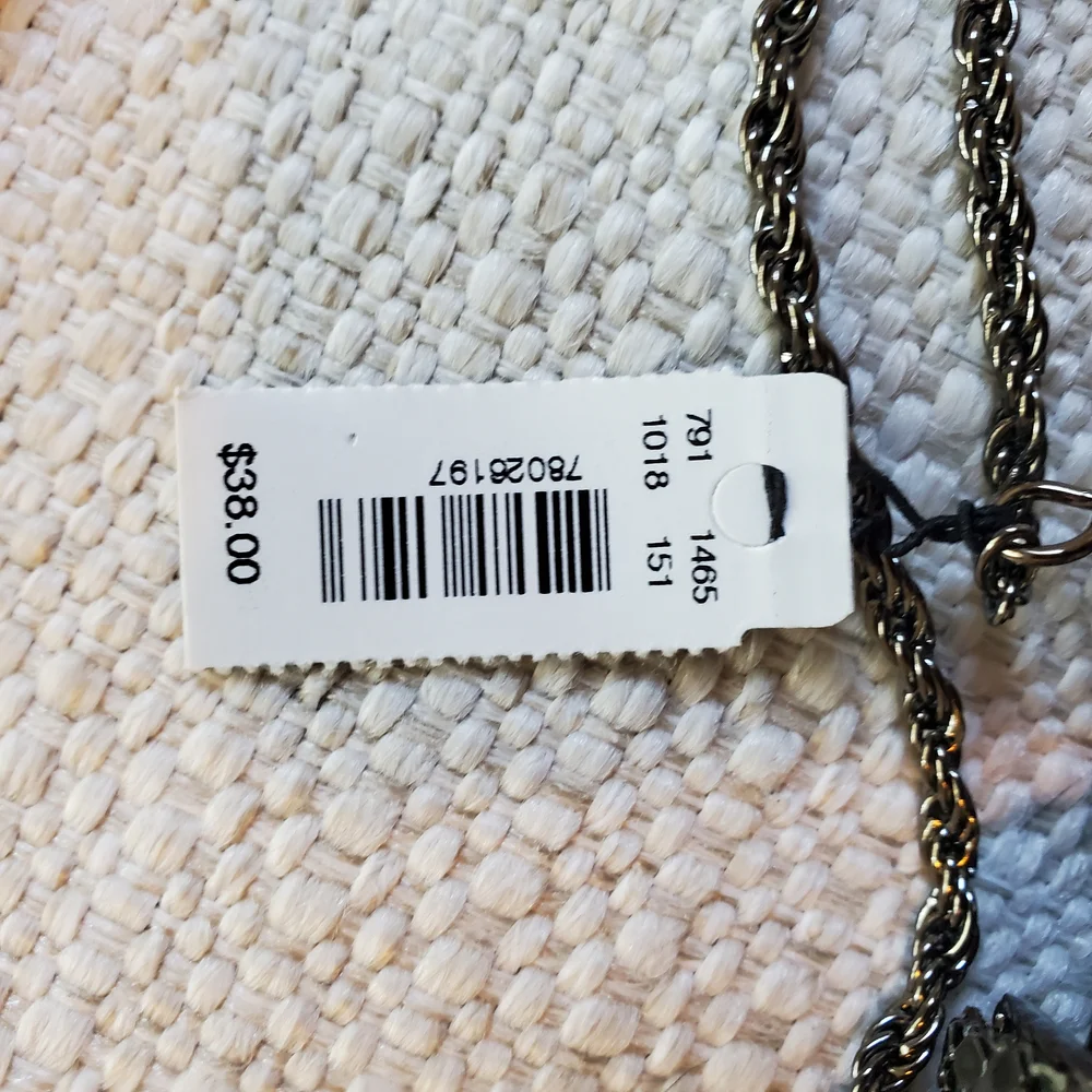 NWT - The Limited - Ladies - Black Metal Mesh - Wristlet